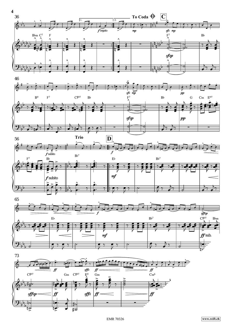 Auf Zum Tanze Auf Zum Tanze Cornet scores gallery preview page 5