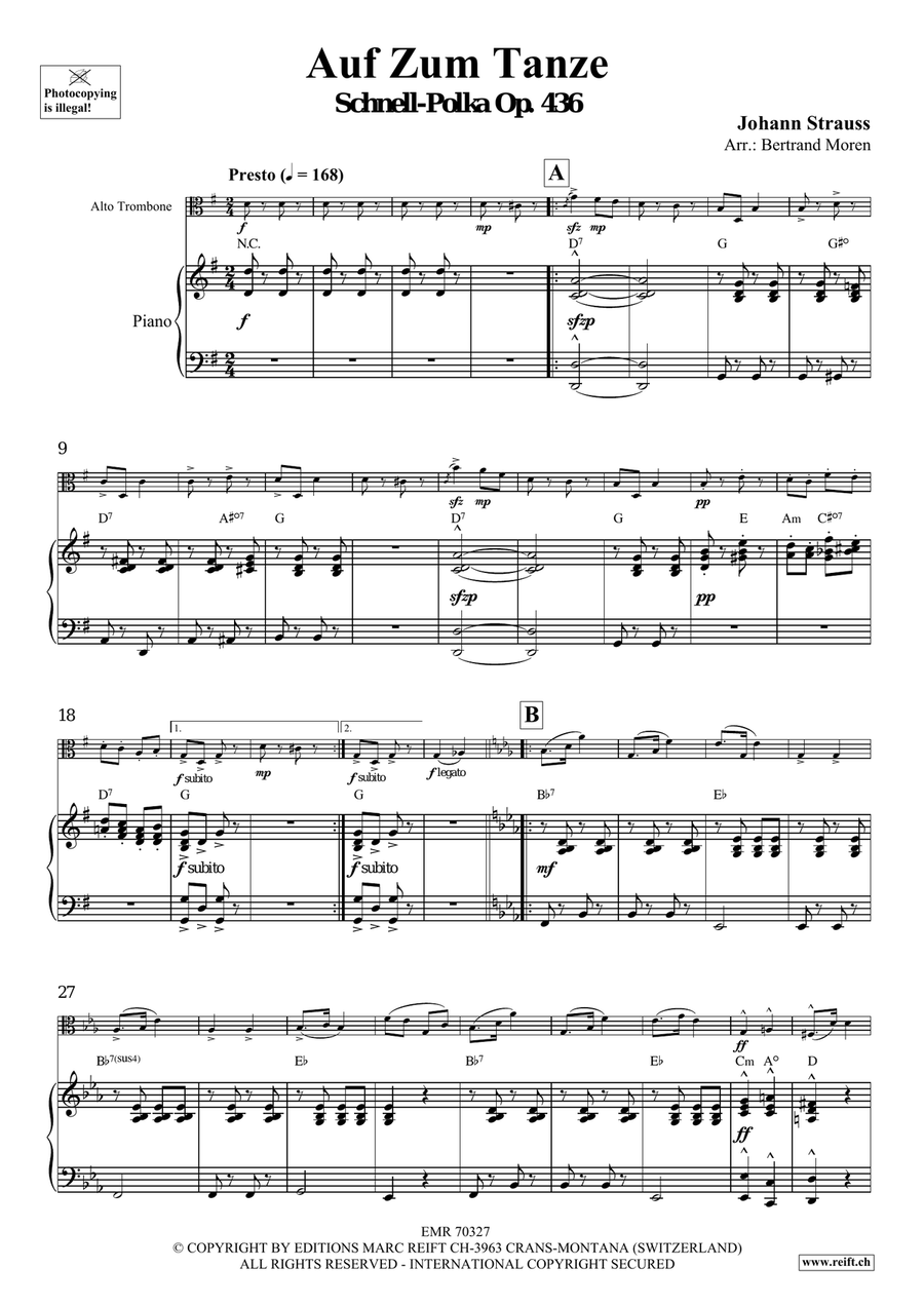 Auf Zum Tanze Auf Zum Tanze Piano Accompaniment scores gallery preview page 4