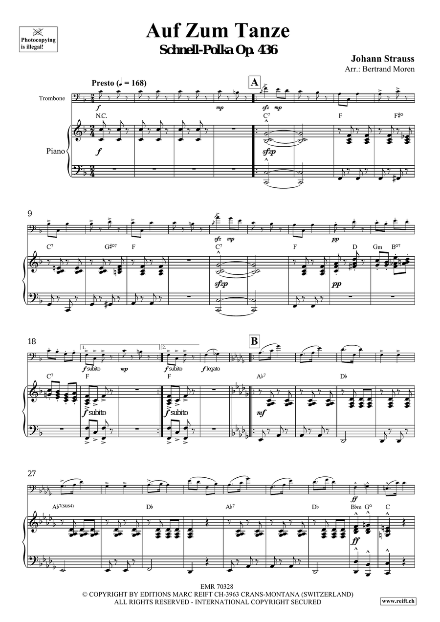 Auf Zum Tanze Auf Zum Tanze Piano Accompaniment scores gallery preview page 4