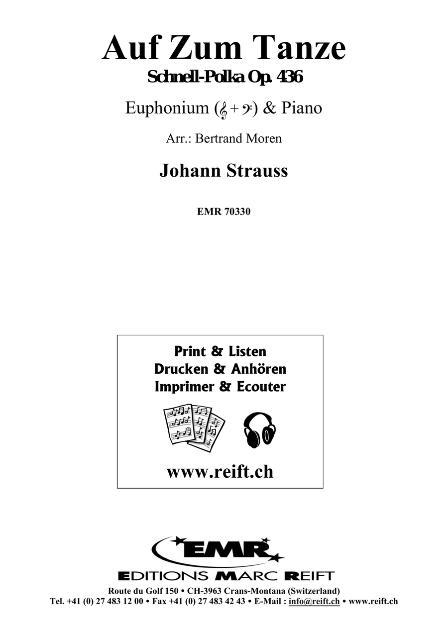 Auf Zum Tanze Auf Zum Tanze Euphonium scores gallery preview page 2