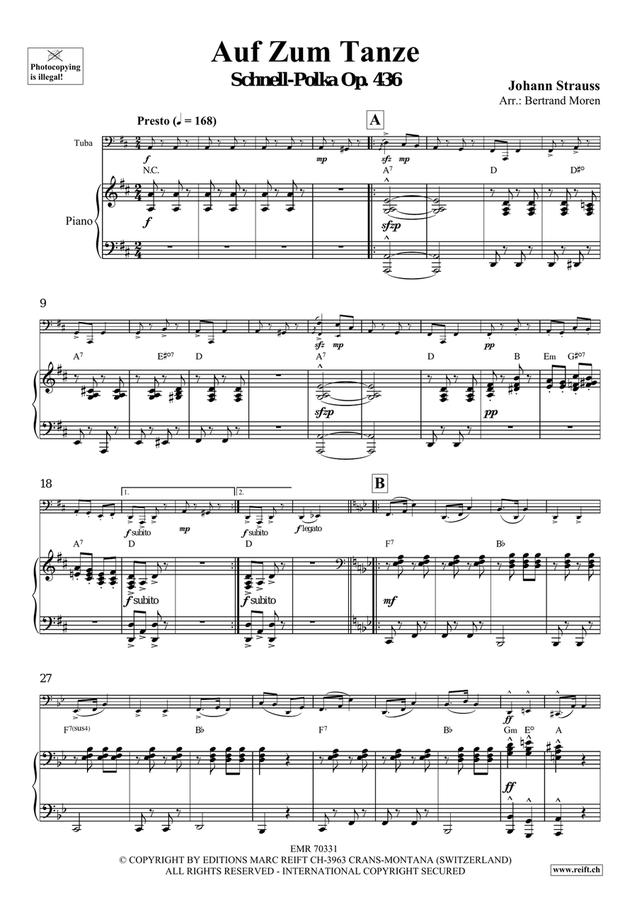 Auf Zum Tanze Auf Zum Tanze Tuba scores gallery preview page 4