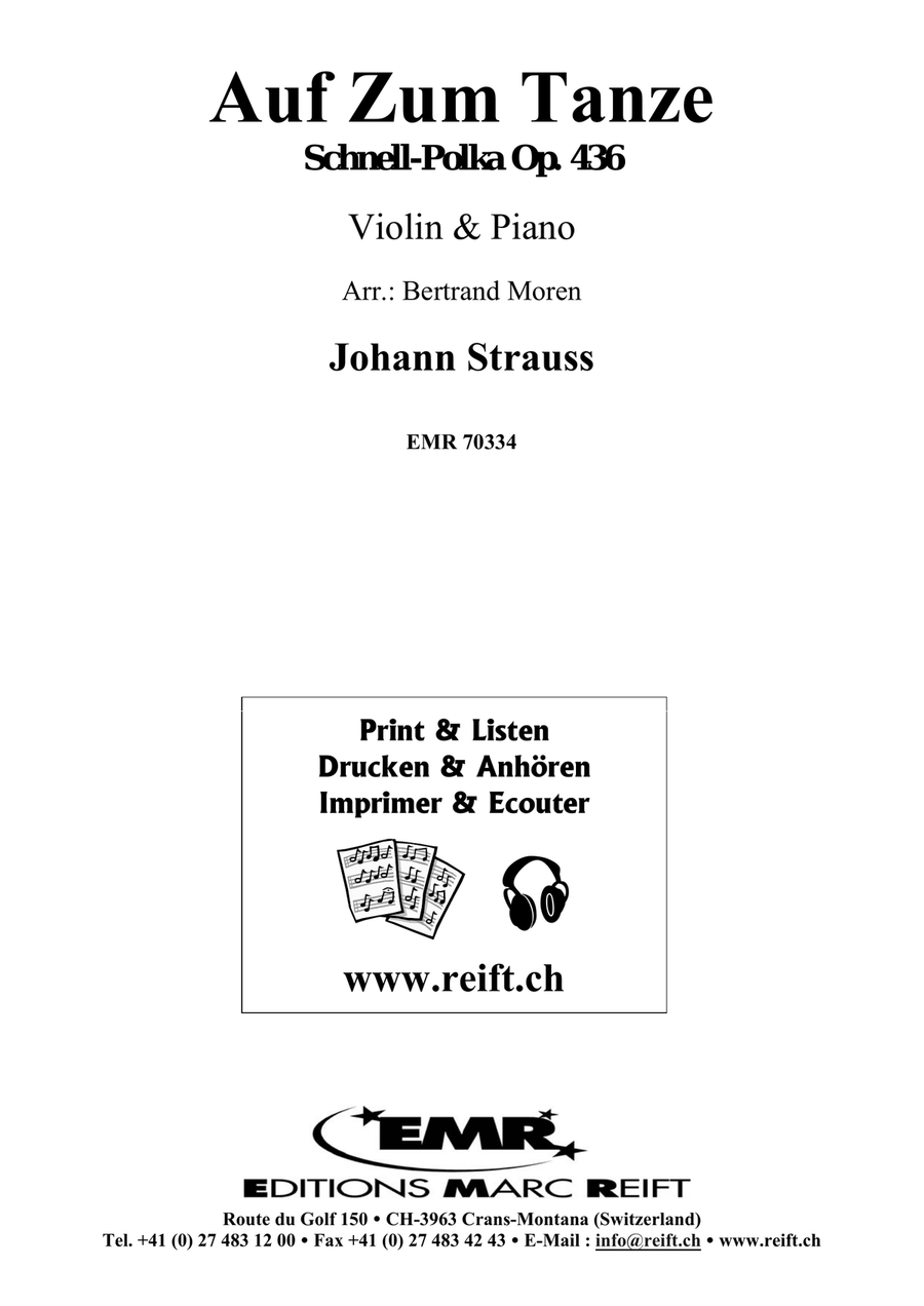 Auf Zum Tanze Auf Zum Tanze Violin Solo scores gallery preview page 2