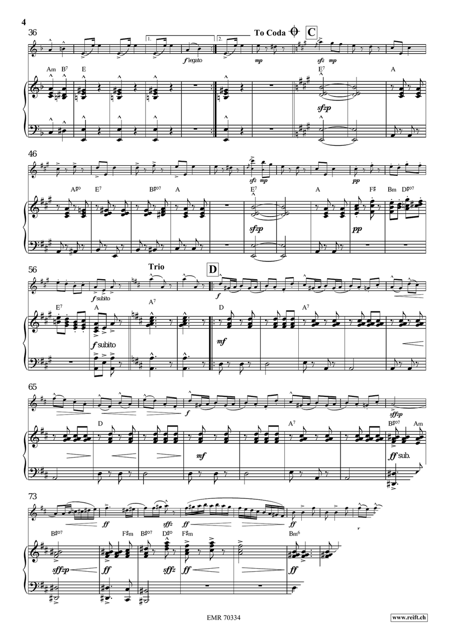 Auf Zum Tanze Auf Zum Tanze Violin Solo scores gallery preview page 5