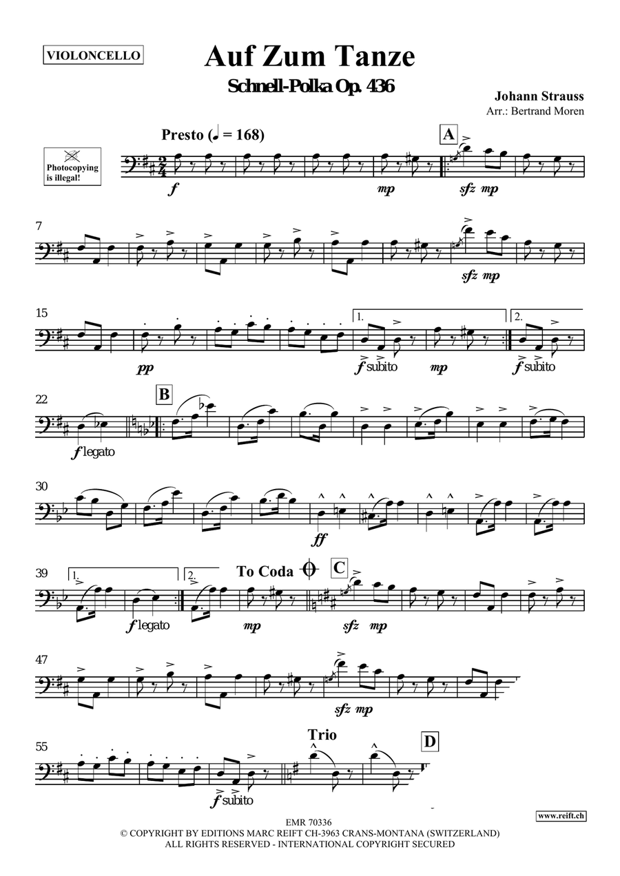 Auf Zum Tanze Auf Zum Tanze Piano Accompaniment scores gallery preview page 3