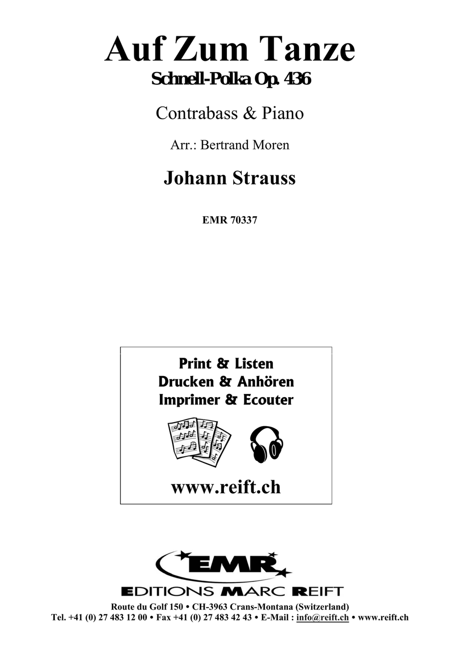 Auf Zum Tanze Auf Zum Tanze Double Bass scores gallery preview page 2