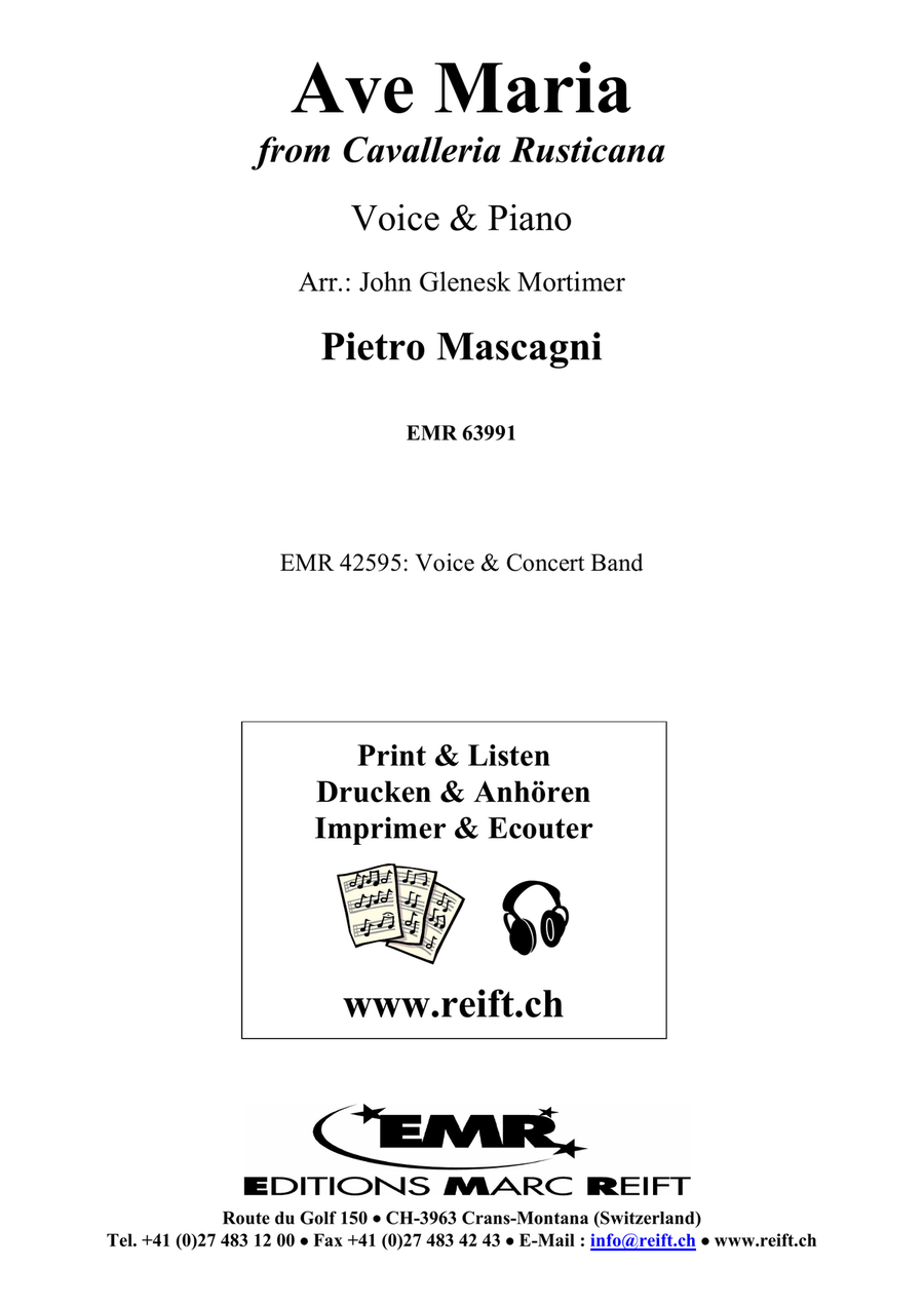 Ave Maria Ave Maria Voice scores gallery preview page 2