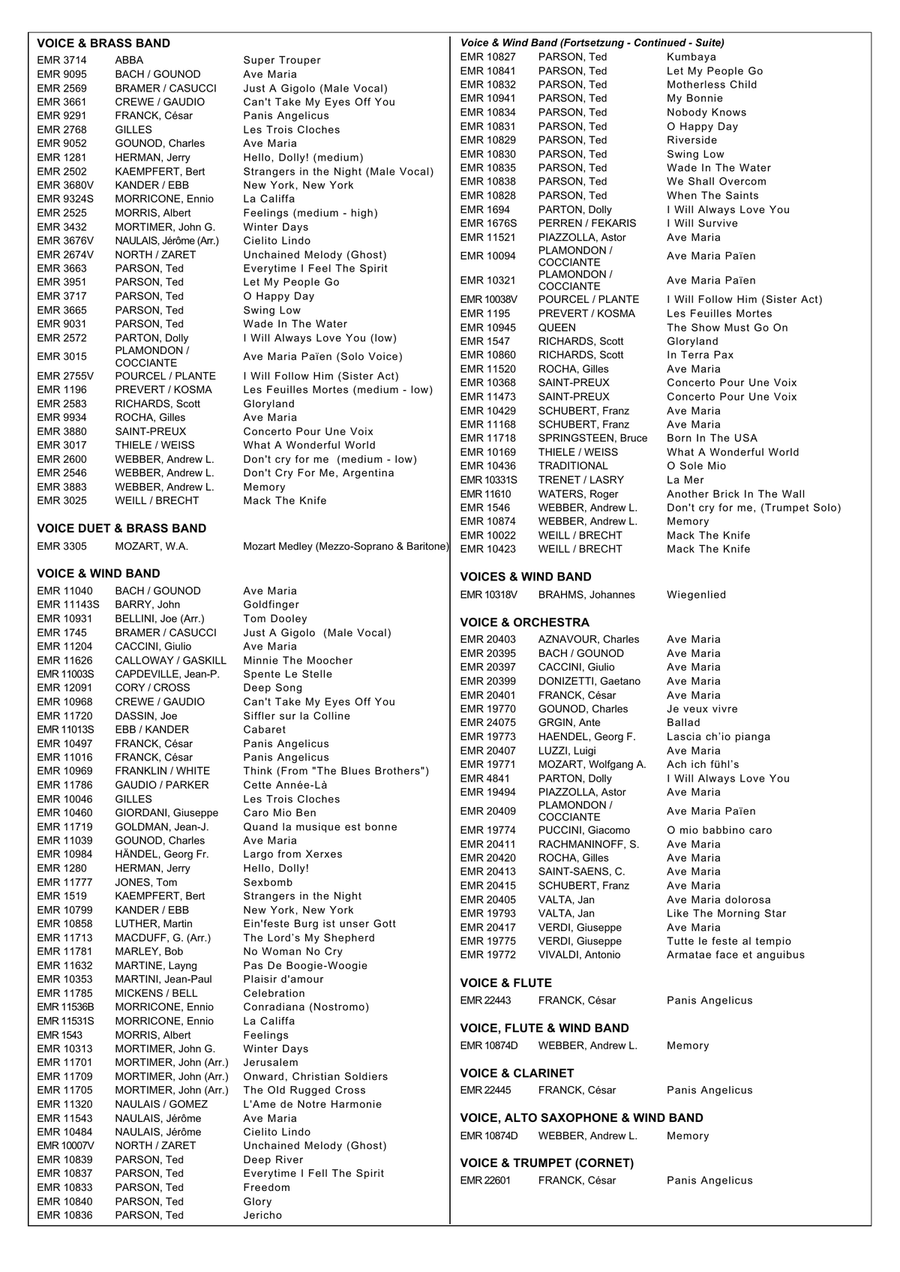 Ave Maria Ave Maria Voice scores gallery preview page 4