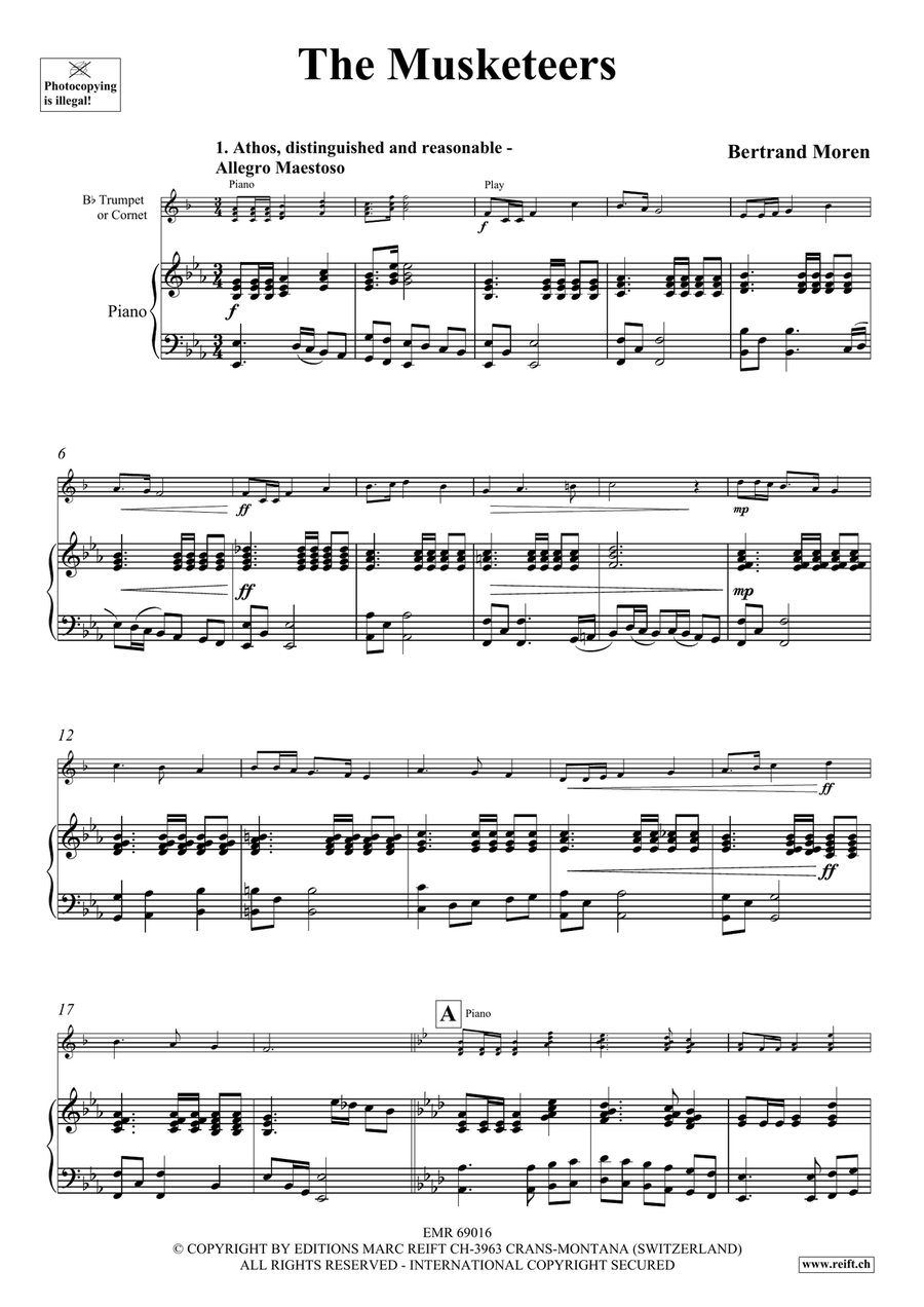 The Musketeers The Musketeers Cornet scores gallery preview page 4