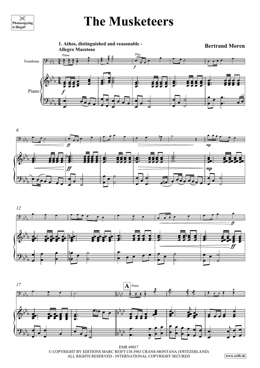 The Musketeers The Musketeers Piano Accompaniment scores gallery preview page 4