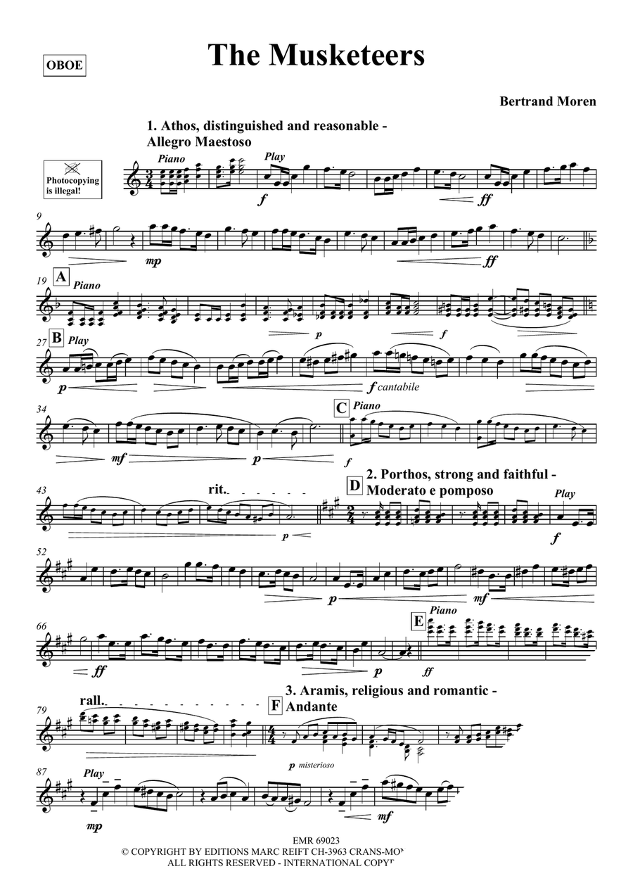 The Musketeers The Musketeers Piano Accompaniment scores gallery preview page 3