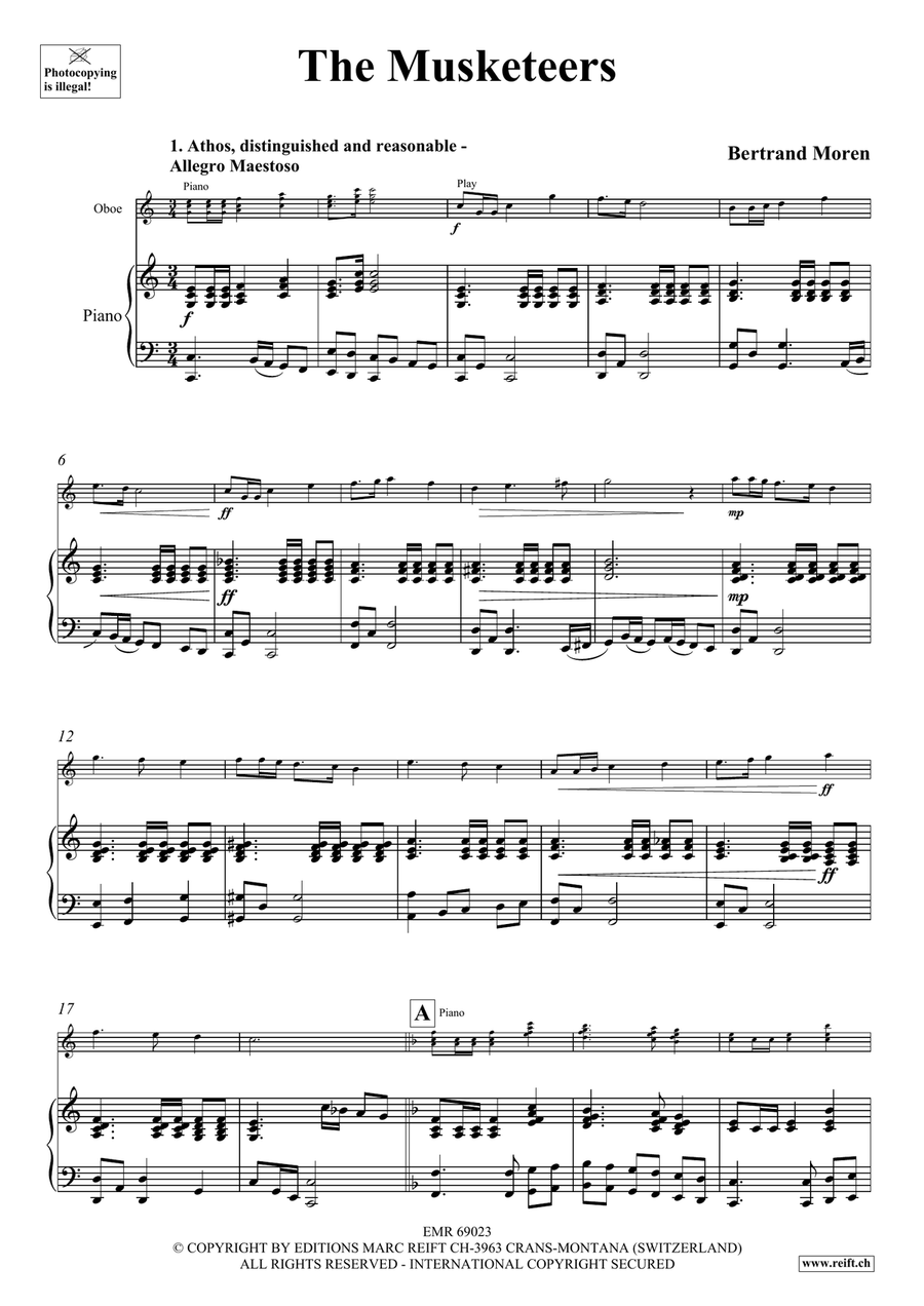 The Musketeers The Musketeers Piano Accompaniment scores gallery preview page 4