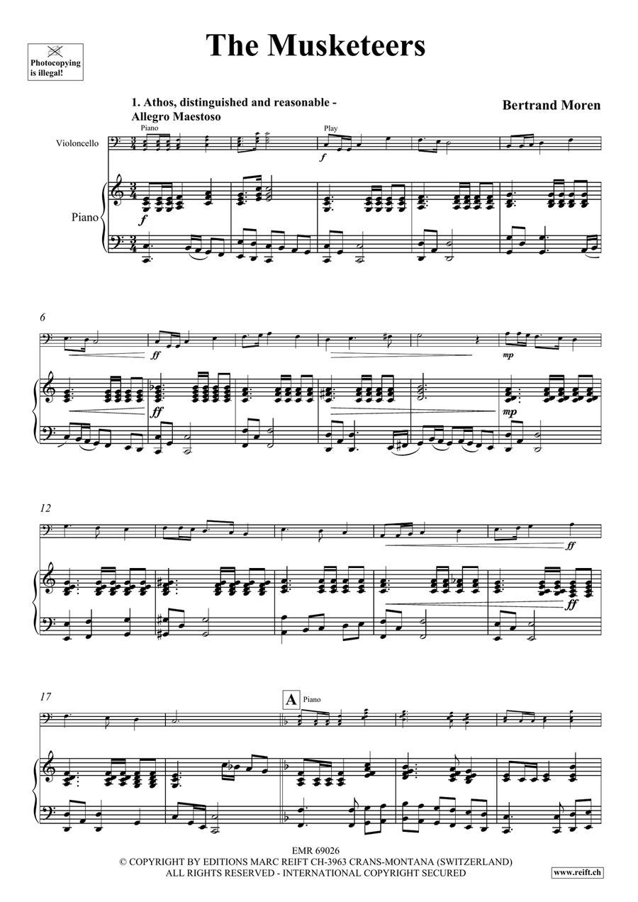 The Musketeers The Musketeers Piano Accompaniment scores gallery preview page 4