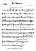 The Musketeers Soprano Saxophone scores gallery preview page 3