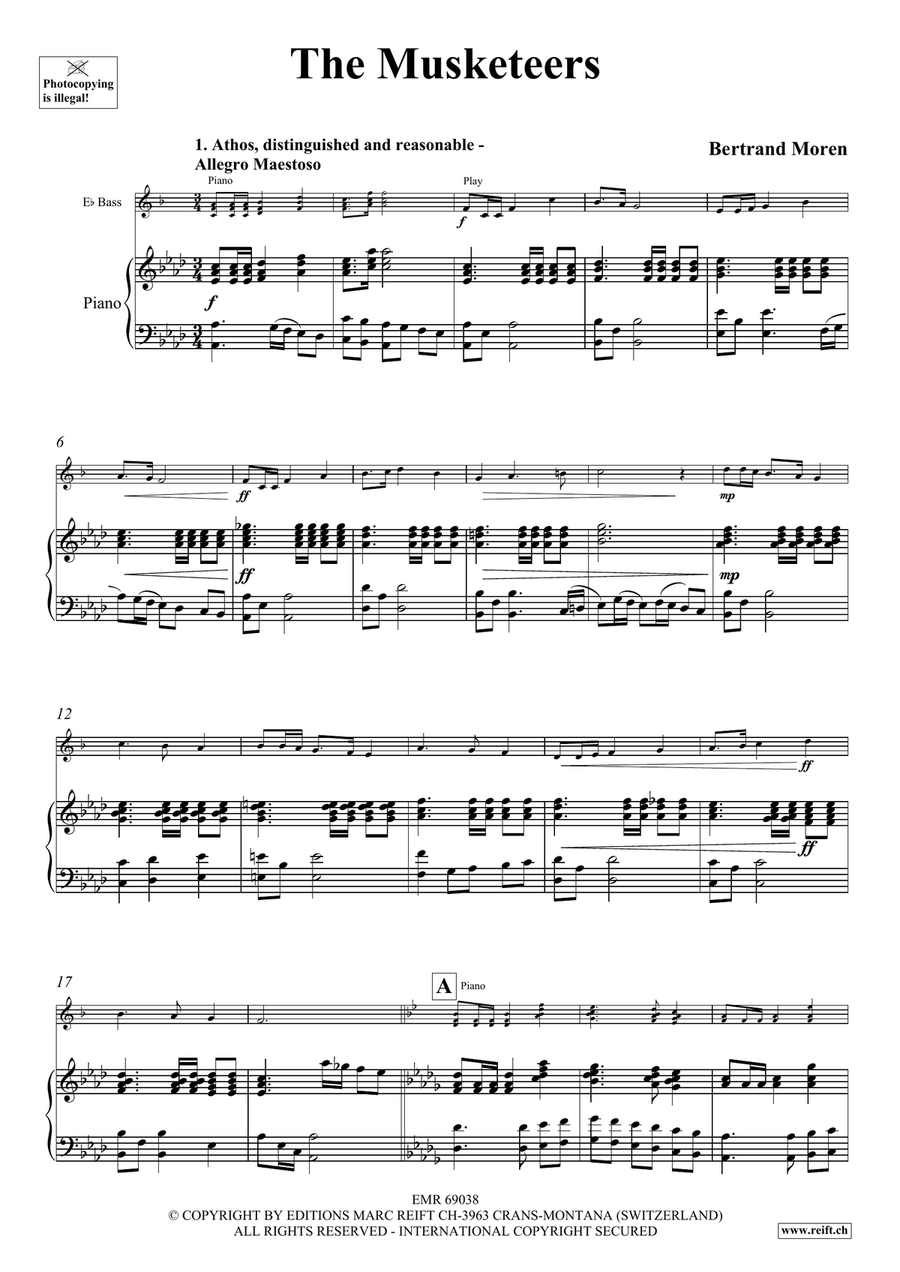 The Musketeers The Musketeers Voice Solo scores gallery preview page 4