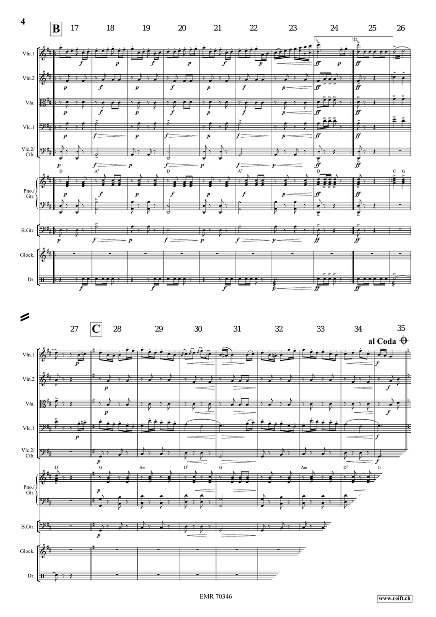 Albion Polka Albion Polka String Orchestra scores gallery preview page 4