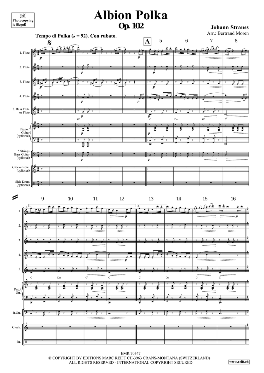 Albion Polka Albion Polka Flute scores gallery preview page 3