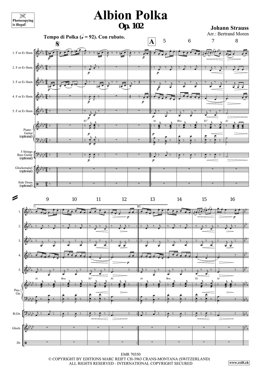 Albion Polka Albion Polka Horn scores gallery preview page 3