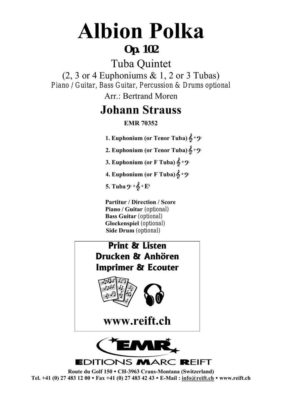 Albion Polka Albion Polka Tuba scores gallery preview page 2