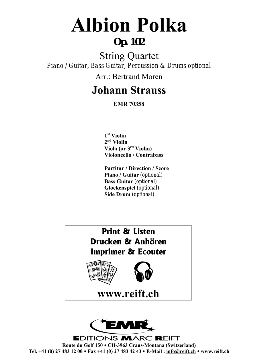 Albion Polka Albion Polka String Quartet scores gallery preview page 2