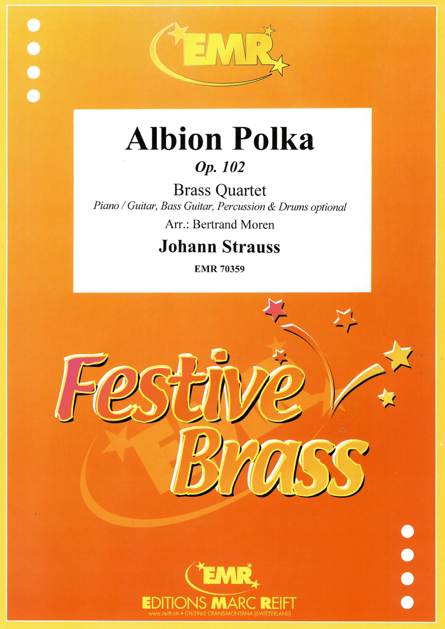 Albion Polka Albion Polka Brass Quartet scores gallery preview page 1