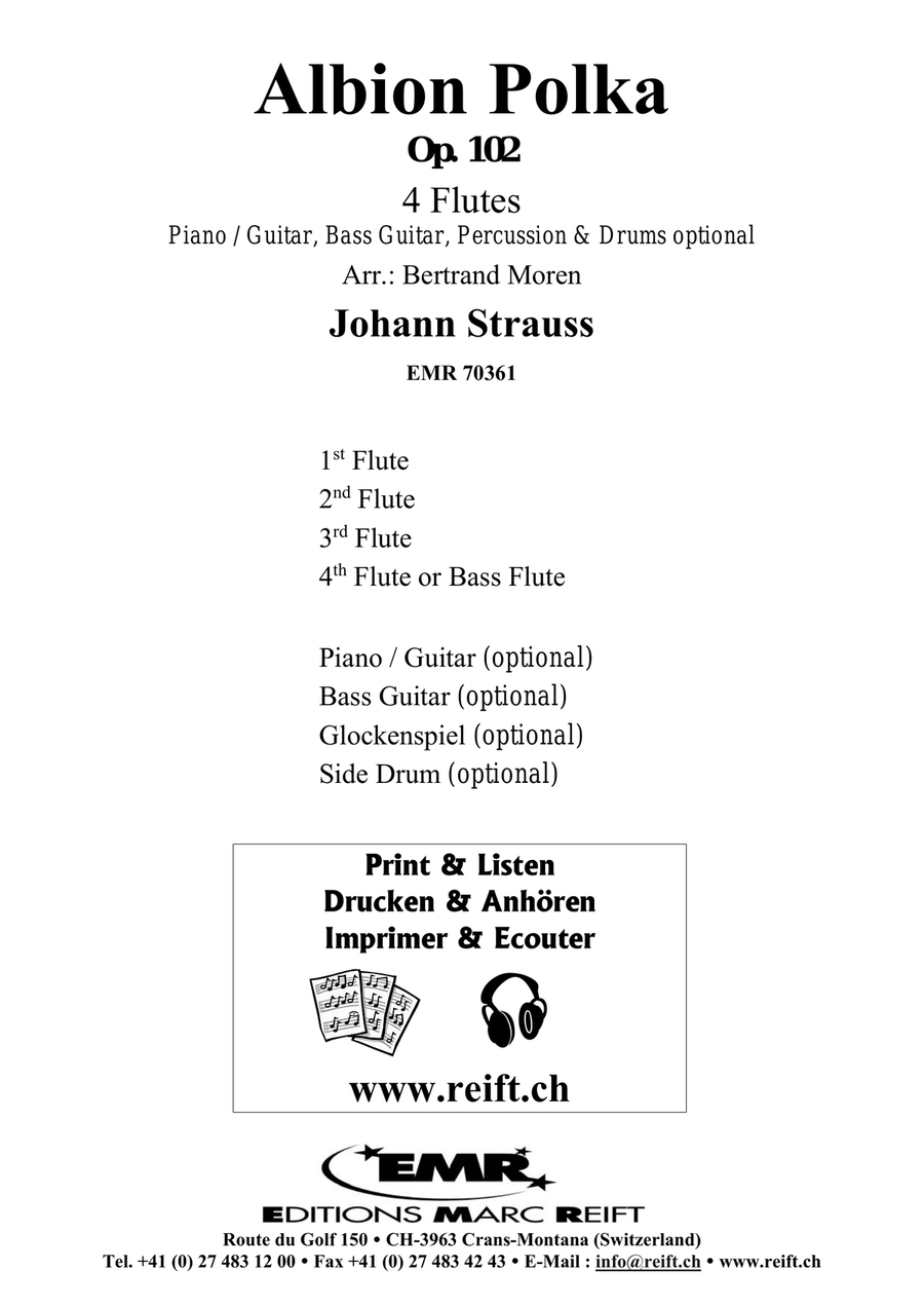 Albion Polka Albion Polka Flute Quartet scores gallery preview page 2