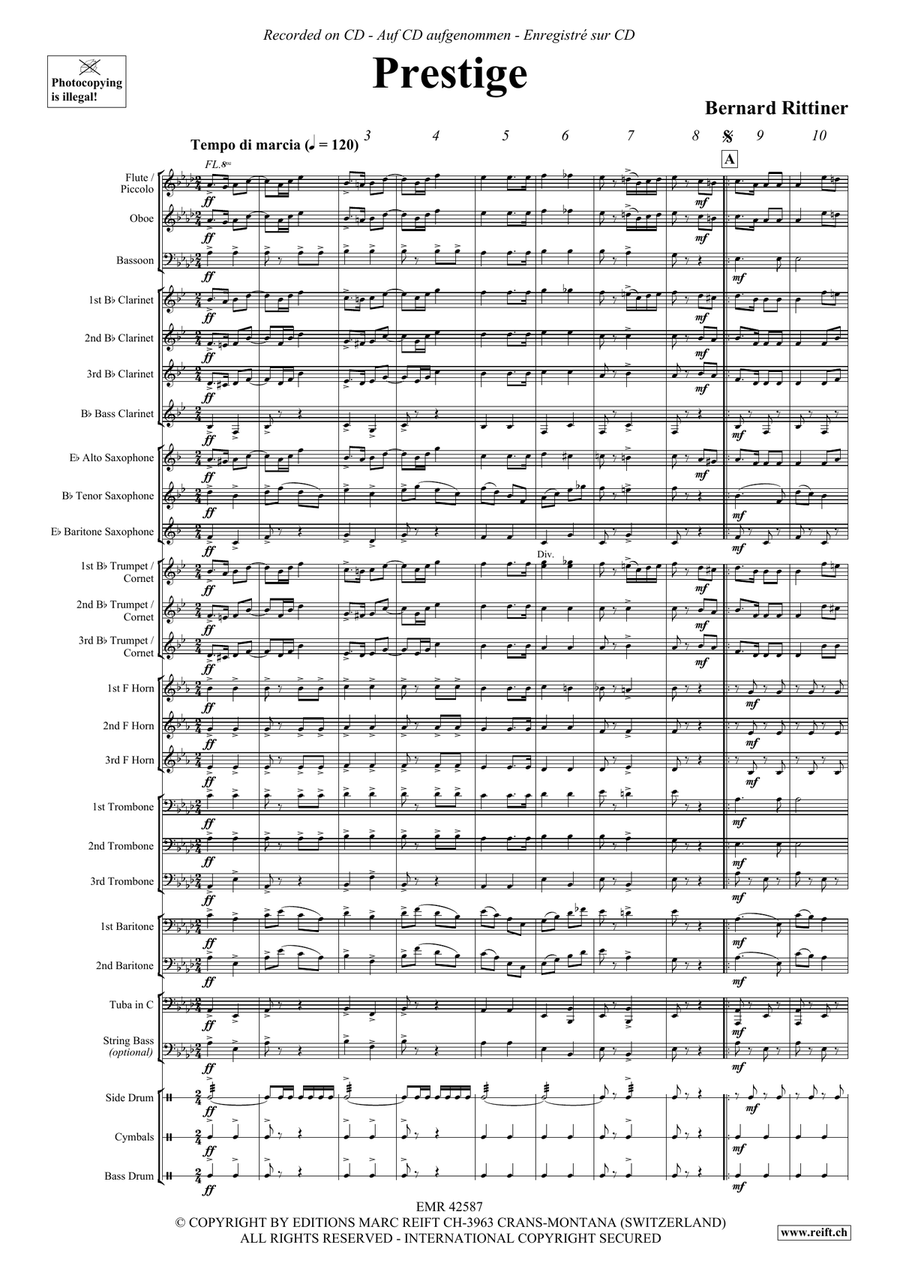 Prestige Prestige Concert Band scores gallery preview page 5