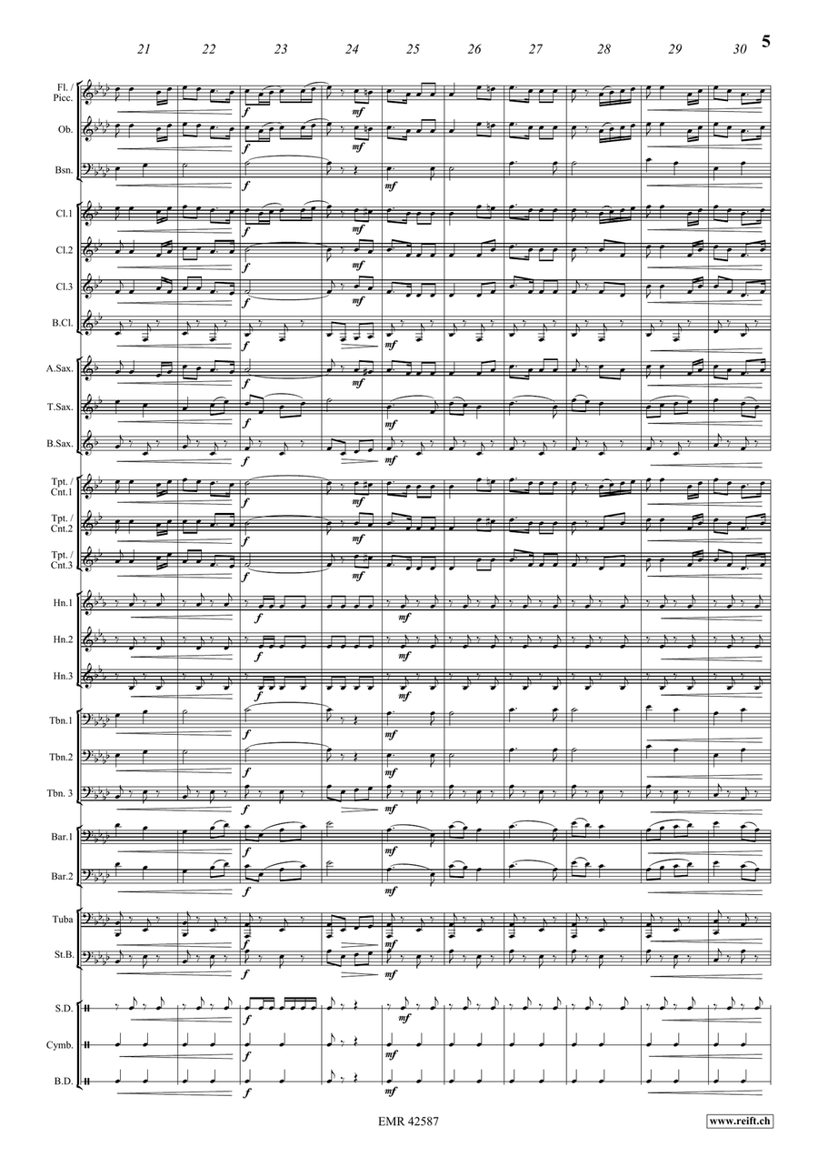 Prestige Prestige Concert Band scores gallery preview page 7