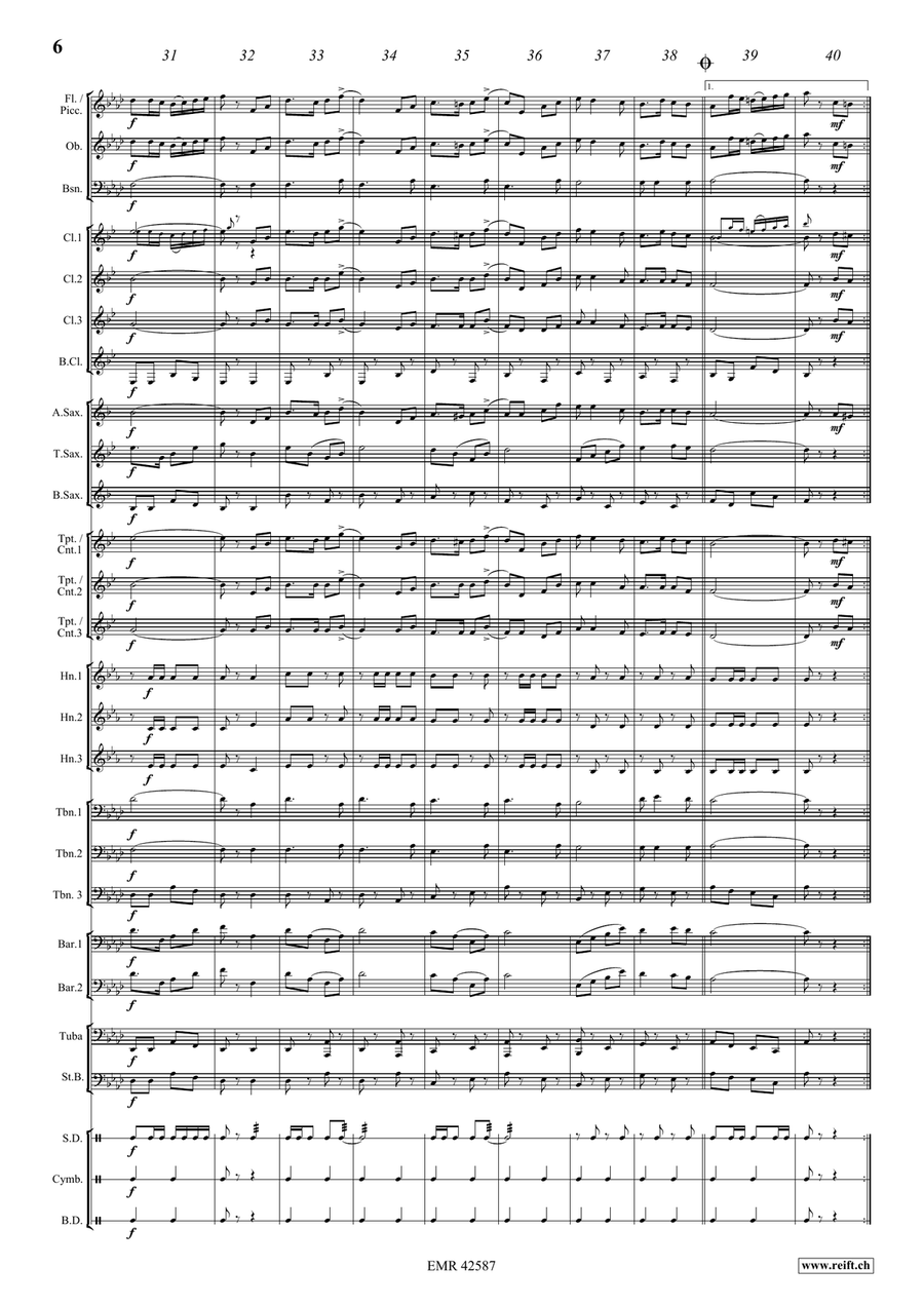 Prestige Prestige Concert Band scores gallery preview page 8