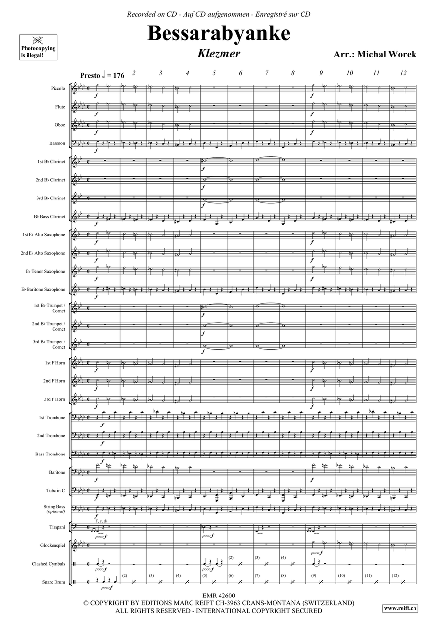 Bessarabyanke Bessarabyanke Concert Band scores gallery preview page 4
