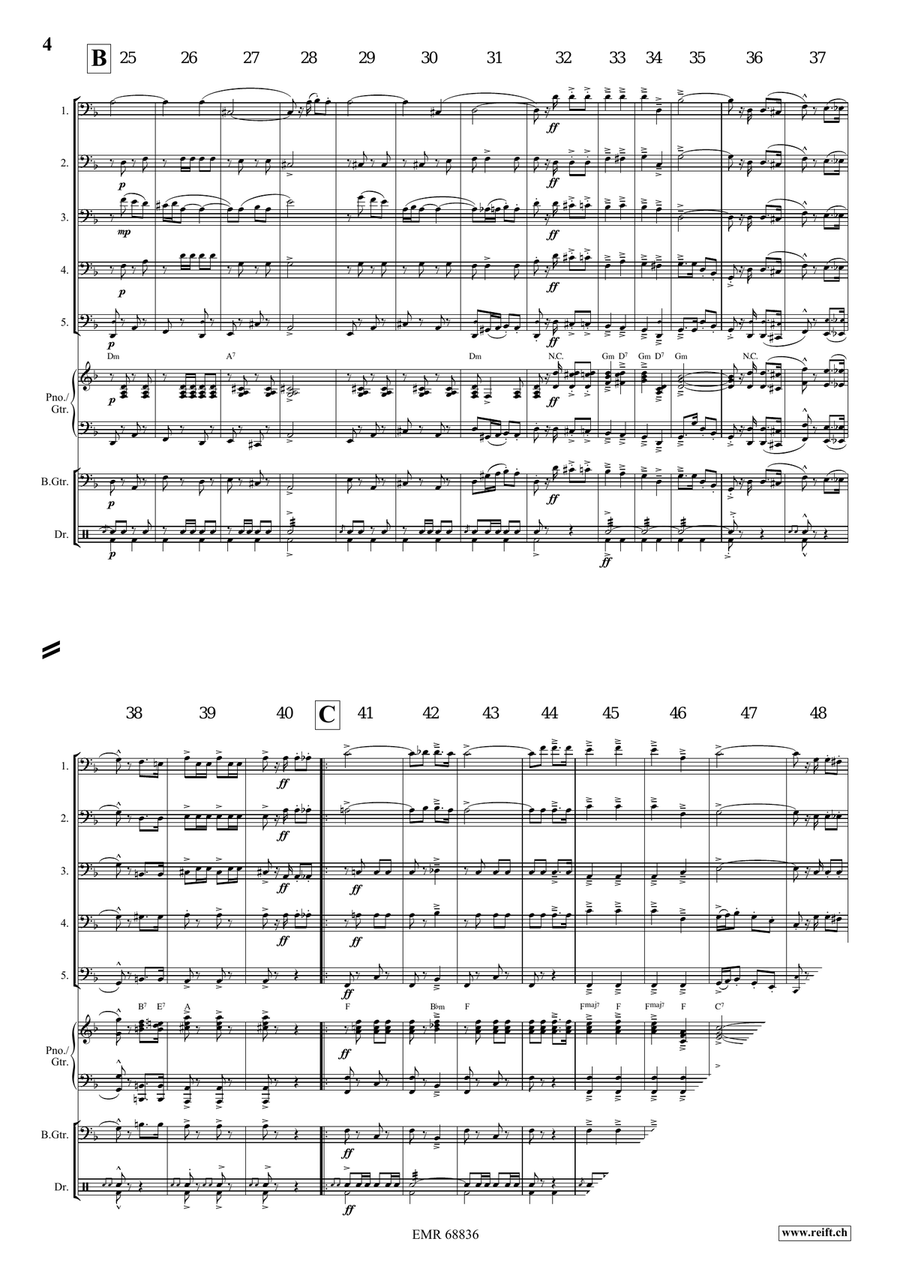The Army Of The Nile The Army Of The Nile Trombone scores gallery preview page 4