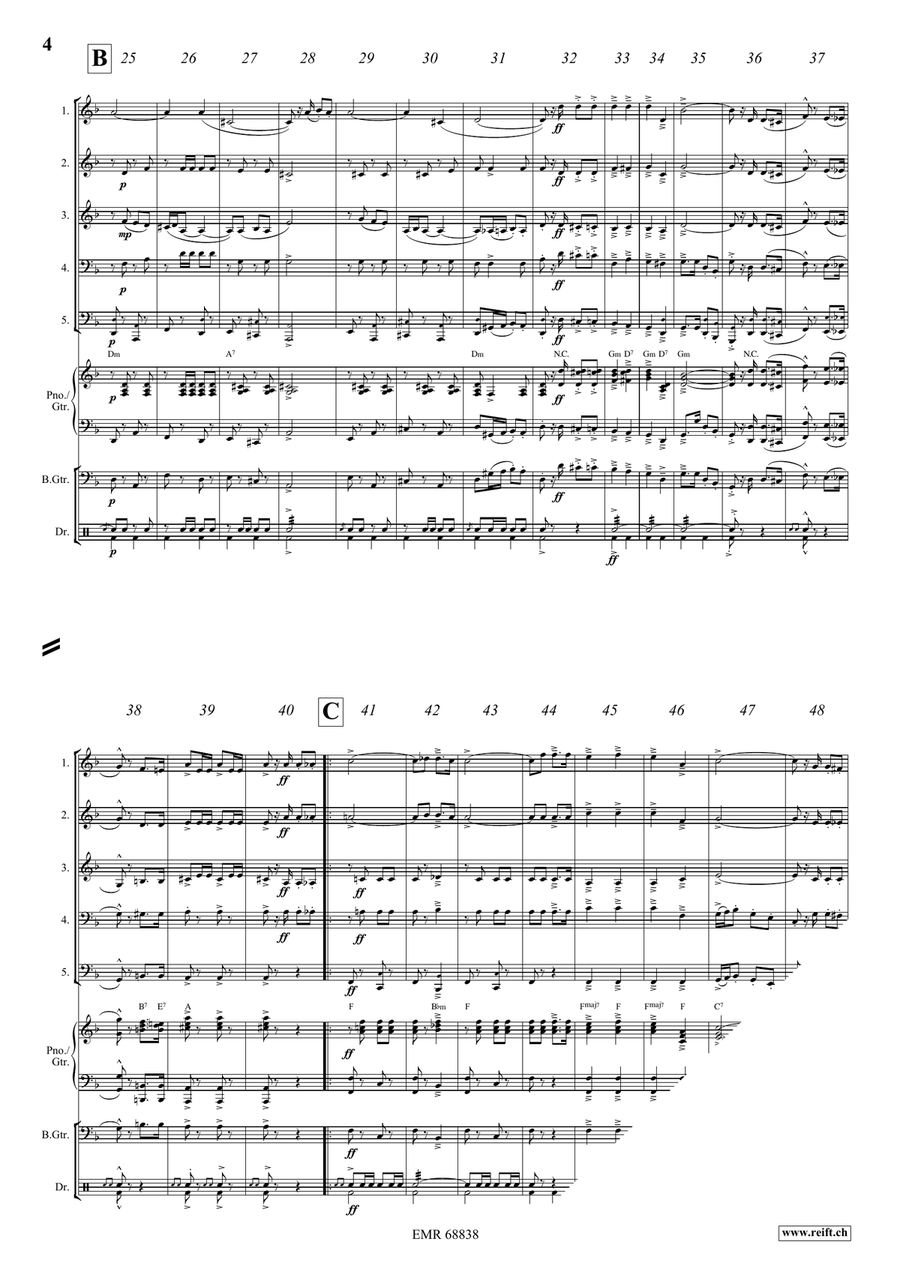 The Army Of The Nile The Army Of The Nile Brass Quintet scores gallery preview page 4