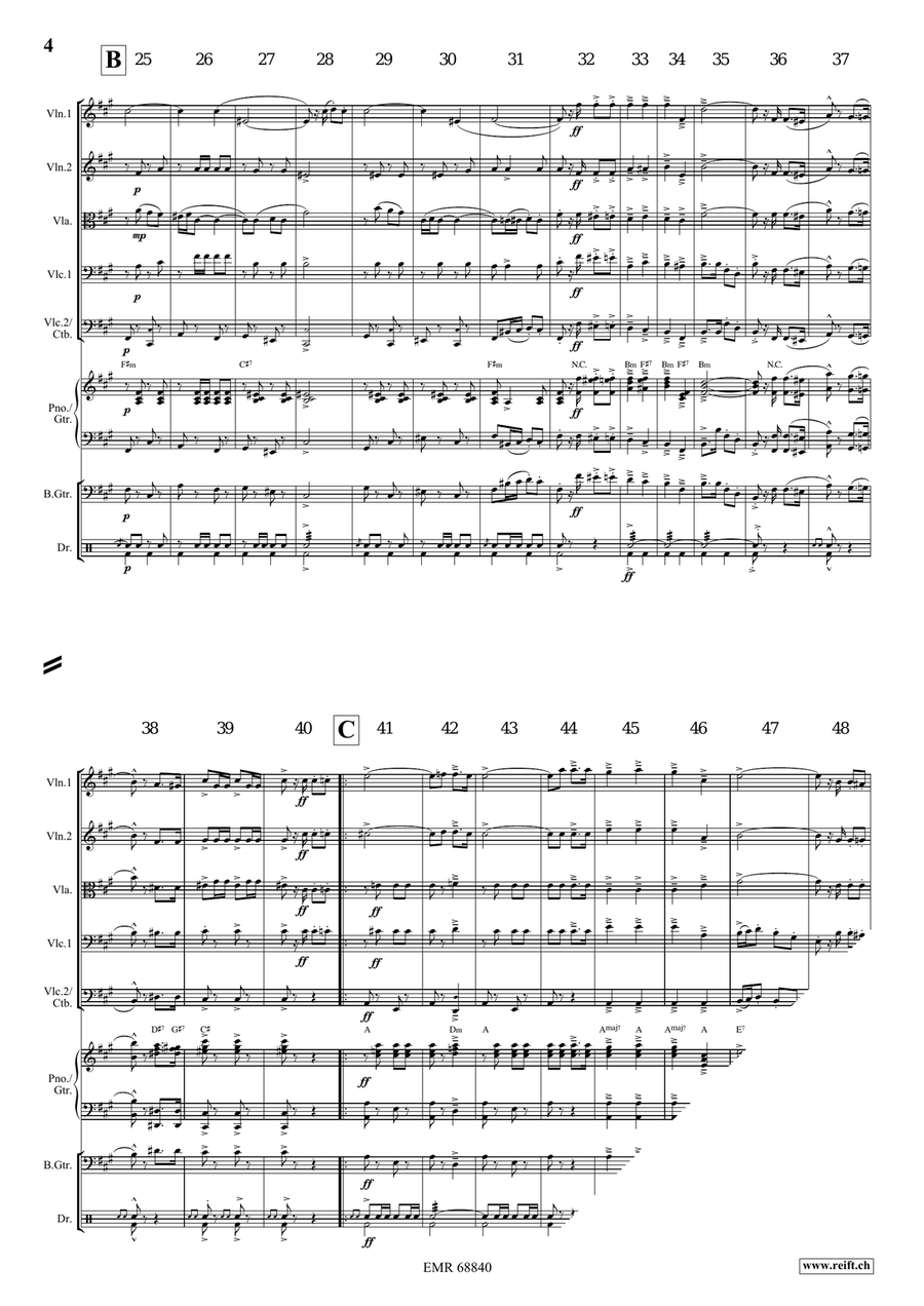 The Army Of The Nile The Army Of The Nile String Orchestra scores gallery preview page 4