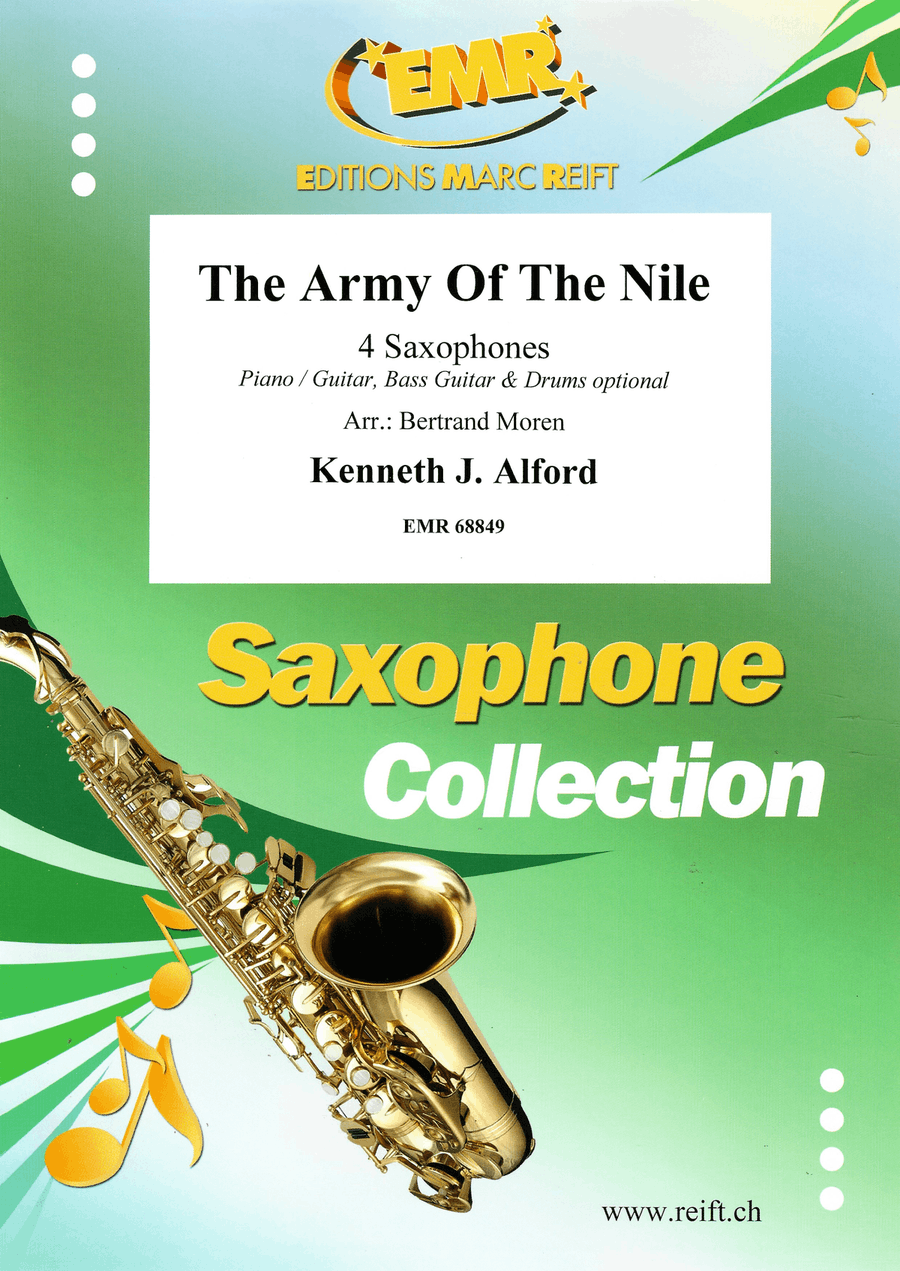 The Army Of The Nile The Army Of The Nile Saxophone Quartet scores gallery preview page 1