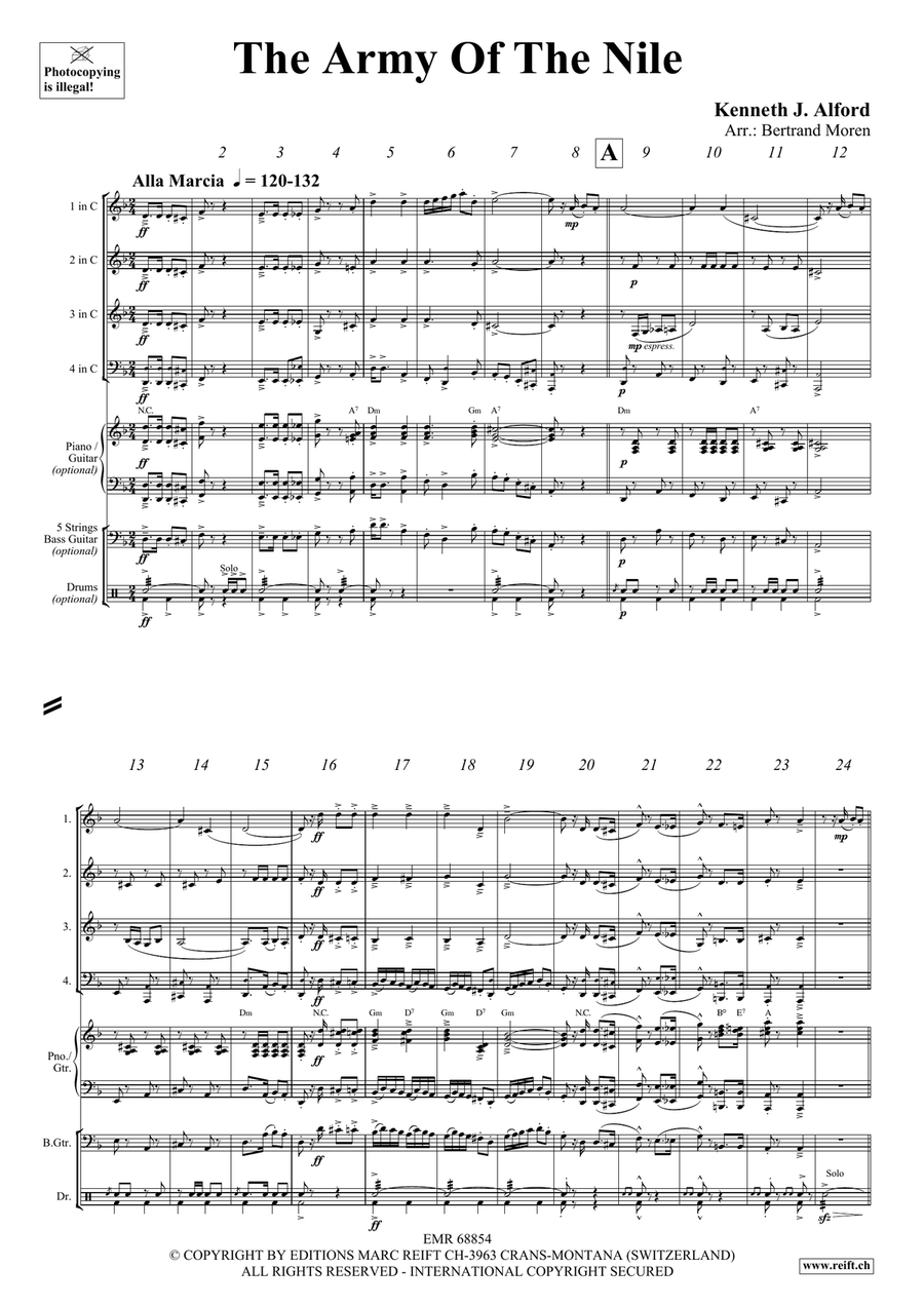 The Army Of The Nile The Army Of The Nile Woodwind Quartet scores gallery preview page 3