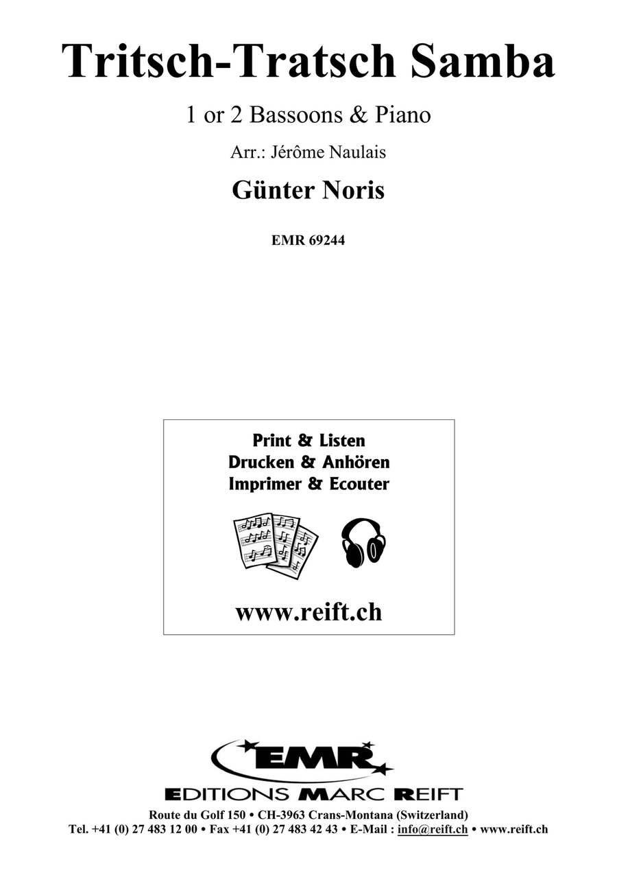 Tritsch-Tratsch Samba Tritsch-Tratsch Samba Bassoon scores gallery preview page 2