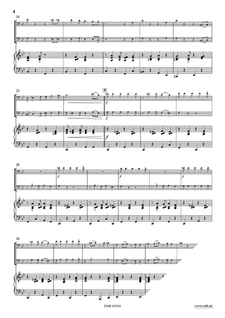 Tritsch-Tratsch Samba Tritsch-Tratsch Samba Bassoon scores gallery preview page 5