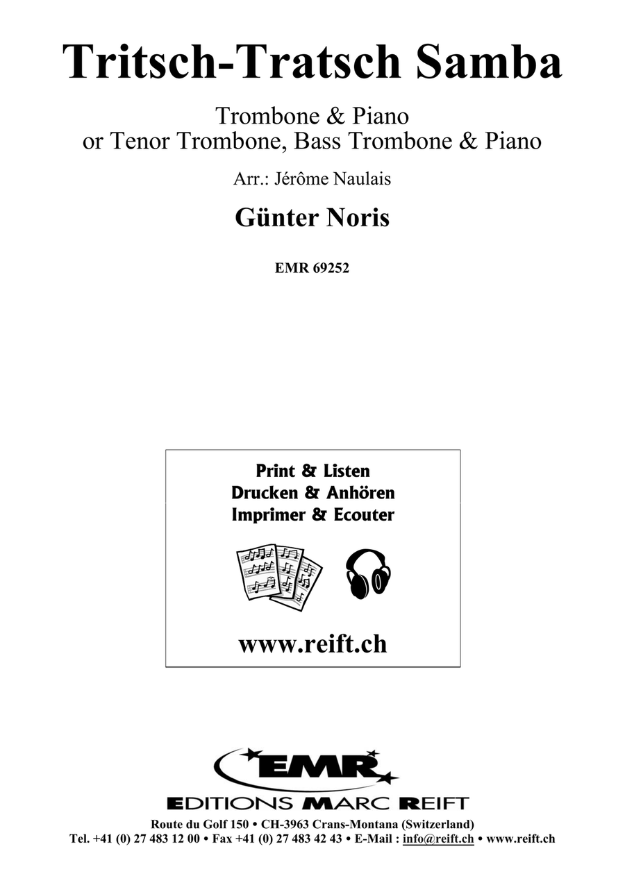 Tritsch-Tratsch Samba Trombone scores gallery preview page 2