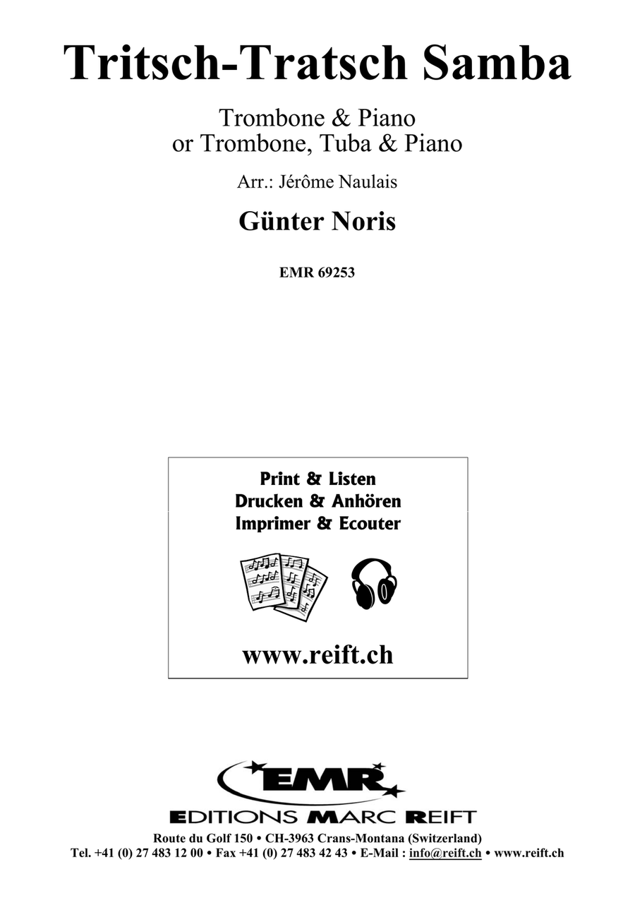 Tritsch-Tratsch Samba Tritsch-Tratsch Samba Trombone scores gallery preview page 2