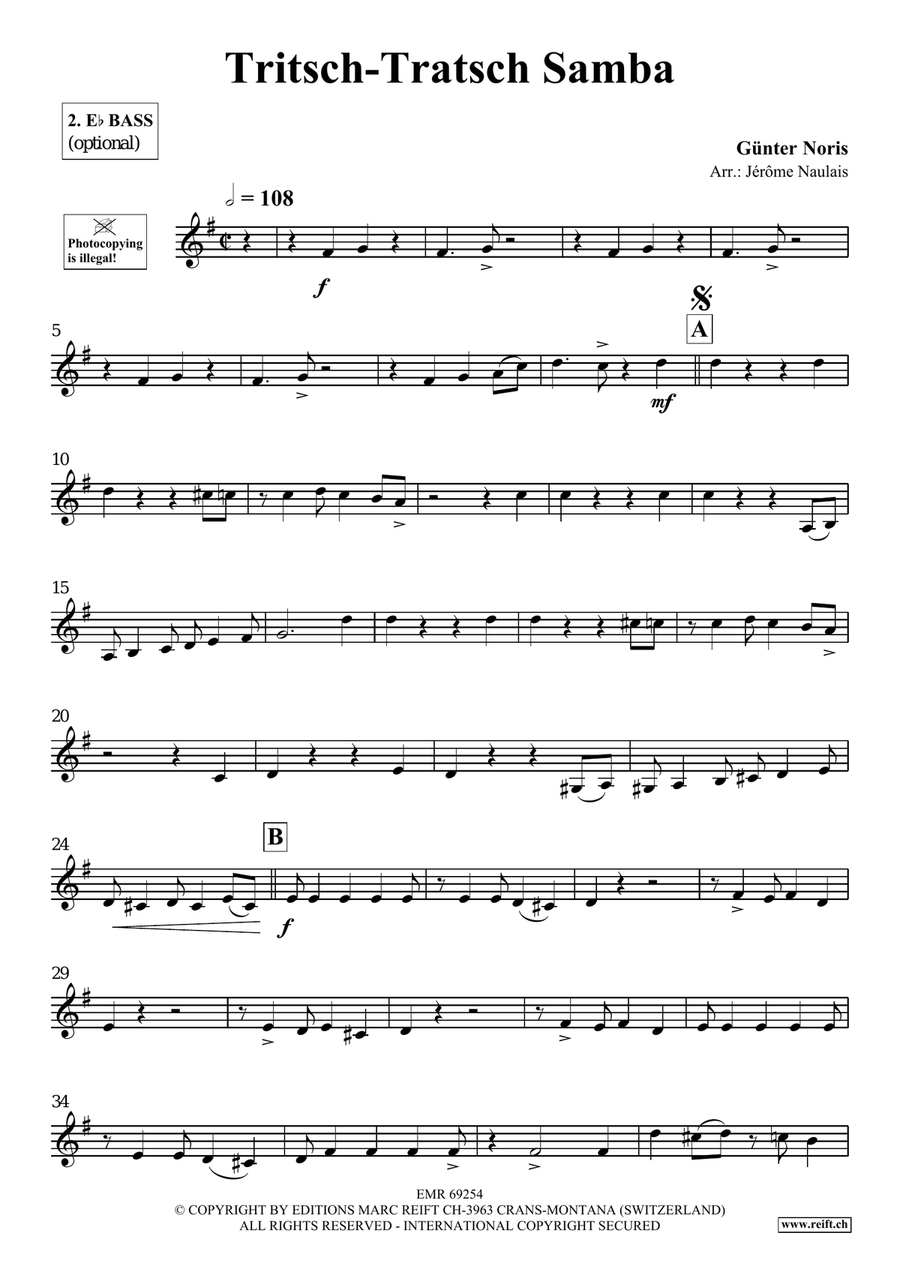 Tritsch-Tratsch Samba Cornet scores gallery preview page 6