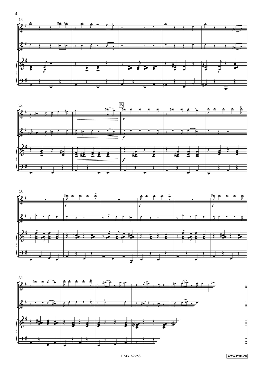 Tritsch-Tratsch Samba Tritsch-Tratsch Samba Piccolo scores gallery preview page 5