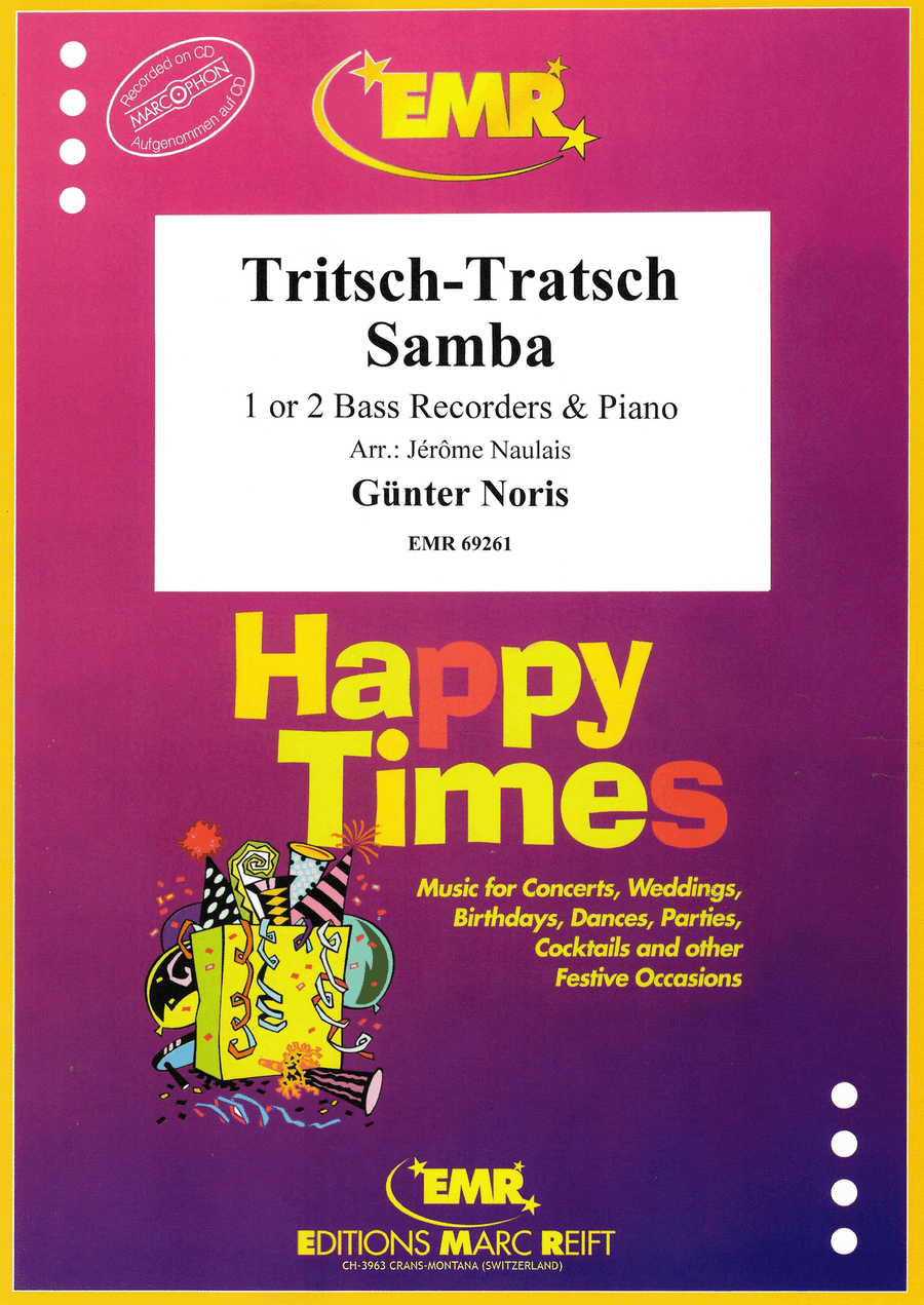 Tritsch-Tratsch Samba Bass Recorder scores gallery preview page 1