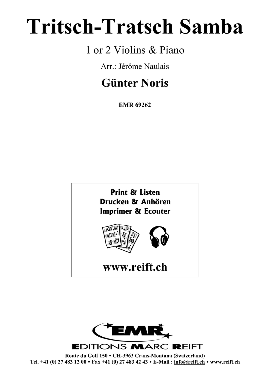 Tritsch-Tratsch Samba Violin scores gallery preview page 2
