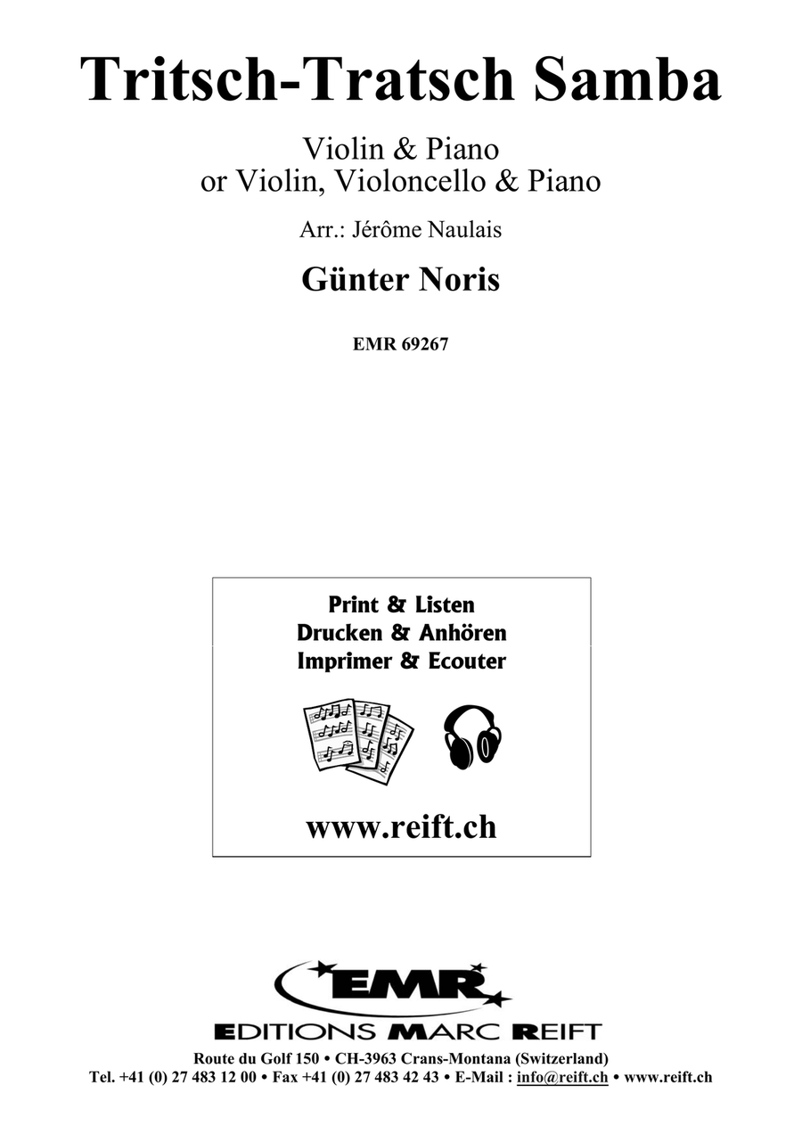 Tritsch-Tratsch Samba Tritsch-Tratsch Samba Piano Trio scores gallery preview page 2
