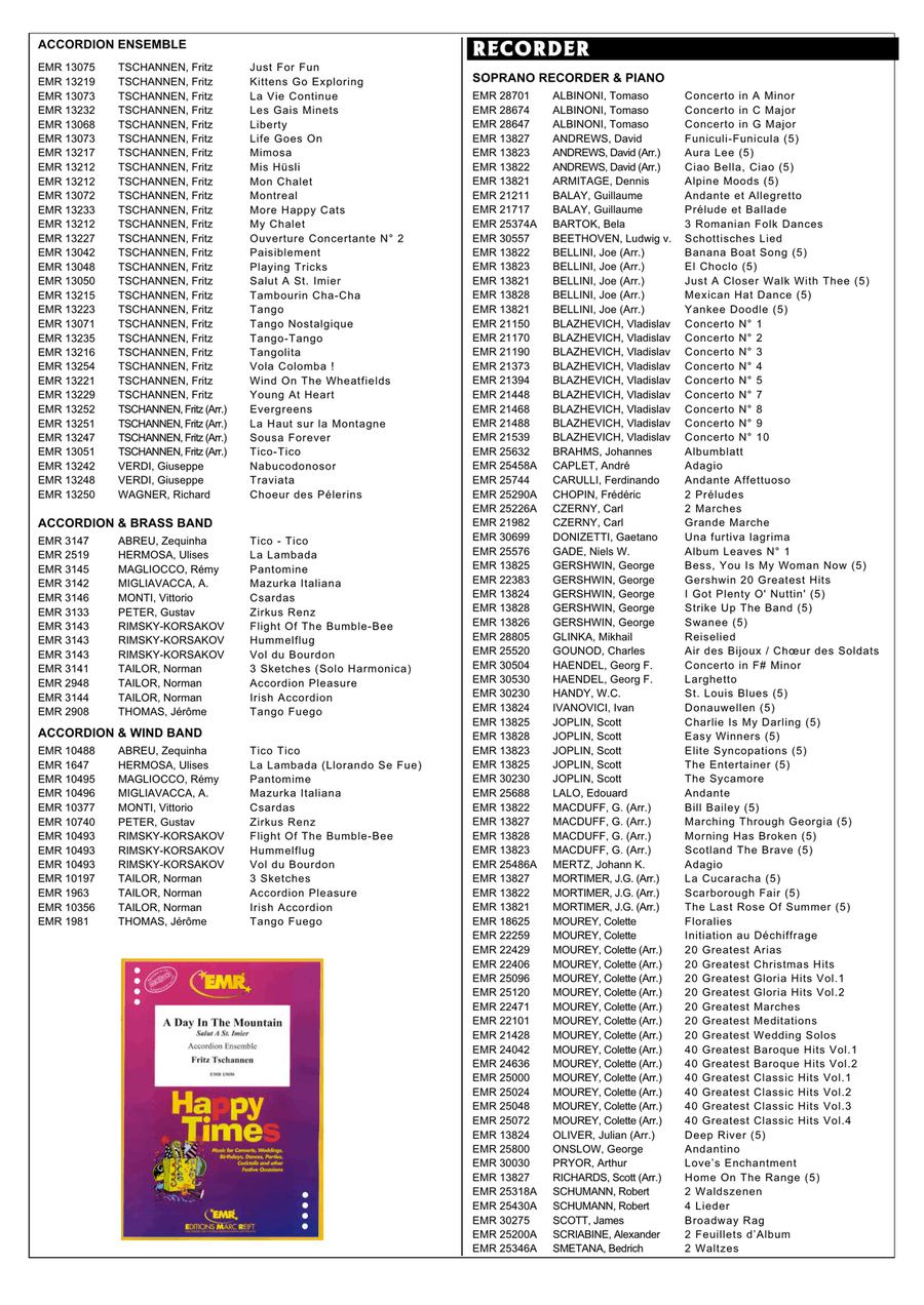 Tritsch-Tratsch Samba Tritsch-Tratsch Samba Soprano Recorder scores gallery preview page 6