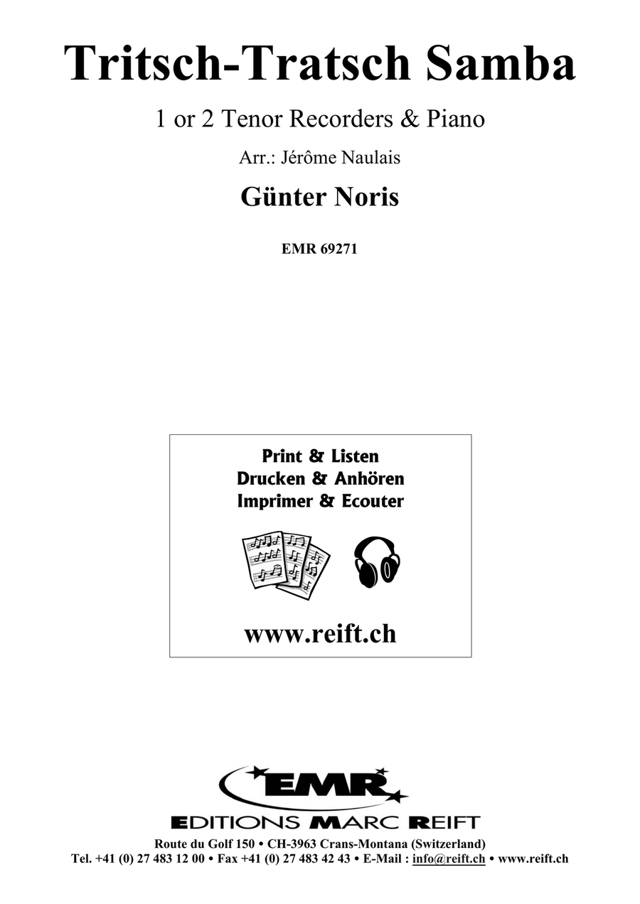 Tritsch-Tratsch Samba Tritsch-Tratsch Samba Tenor Recorder scores gallery preview page 2
