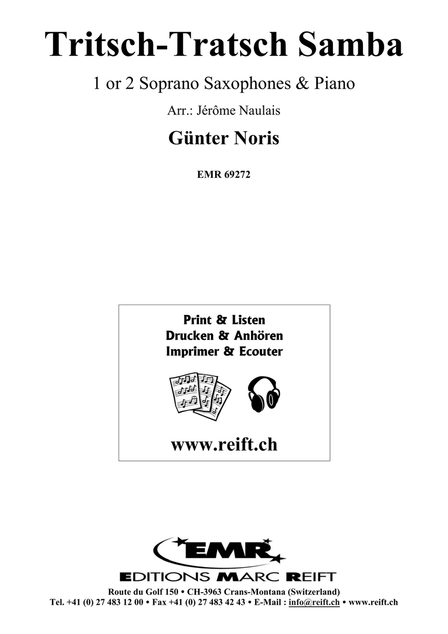 Tritsch-Tratsch Samba Soprano Saxophone scores gallery preview page 2