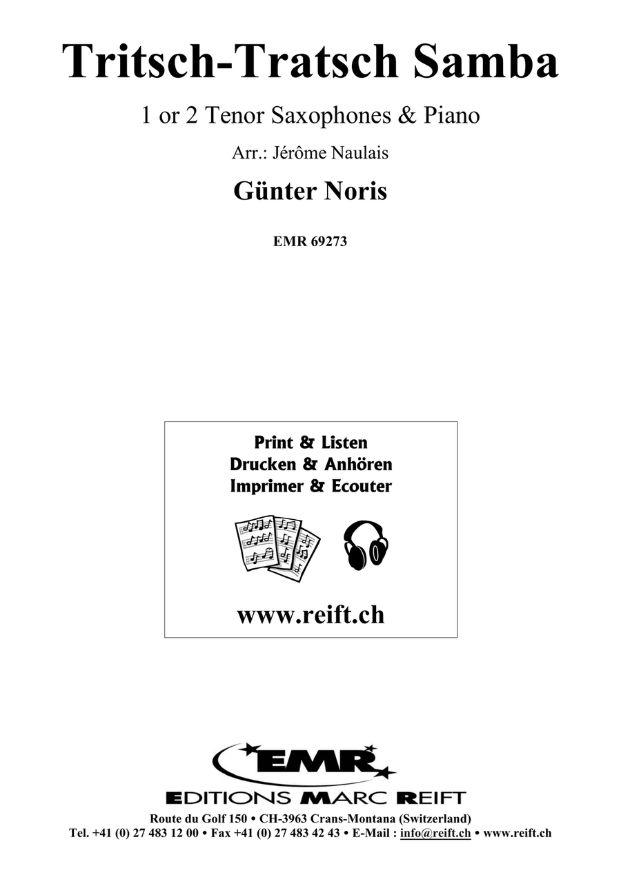 Tritsch-Tratsch Samba Tenor Saxophone scores gallery preview page 2