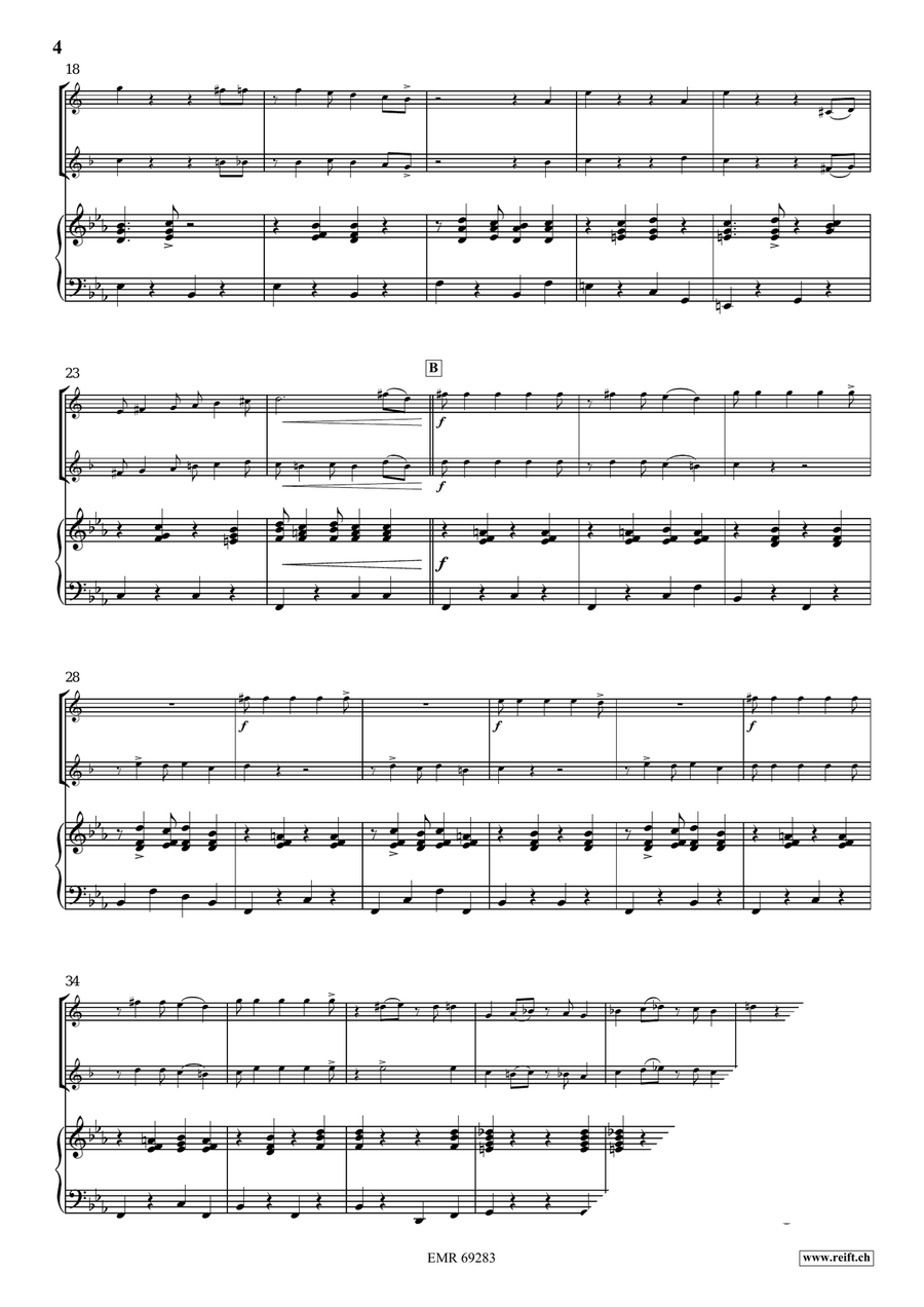 Tritsch-Tratsch Samba Tritsch-Tratsch Samba Euphonium scores gallery preview page 5
