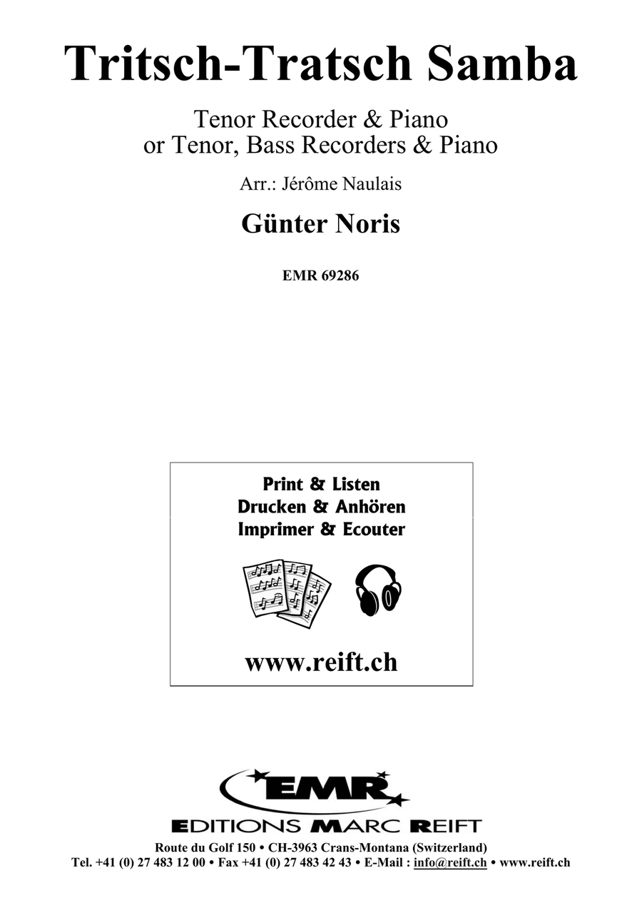 Tritsch-Tratsch Samba Tritsch-Tratsch Samba Tenor Recorder scores gallery preview page 2