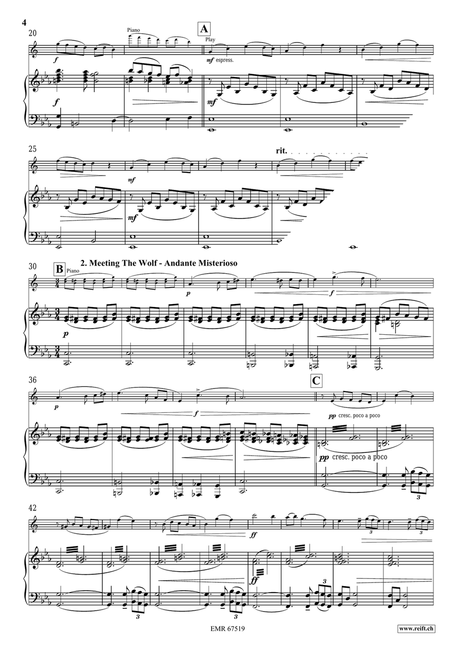The Little Red Riding Hood Alto Saxophone scores gallery preview page 6